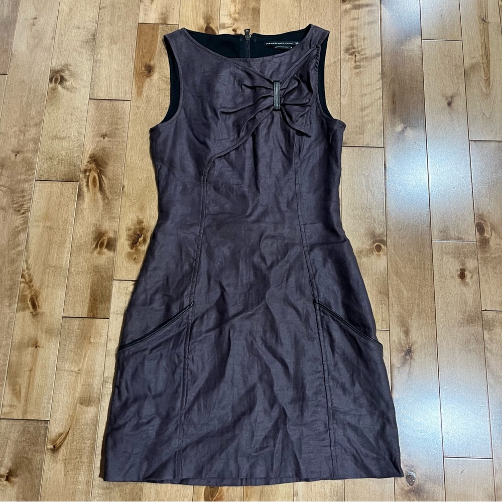 Mackage linen dress - form fitting- size 4